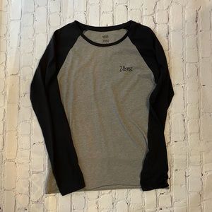 Vans Off The Wall Long Sleeve Baseball Tee size small